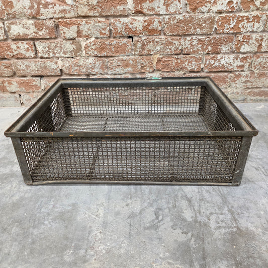 Metal Mesh Stackable Crate