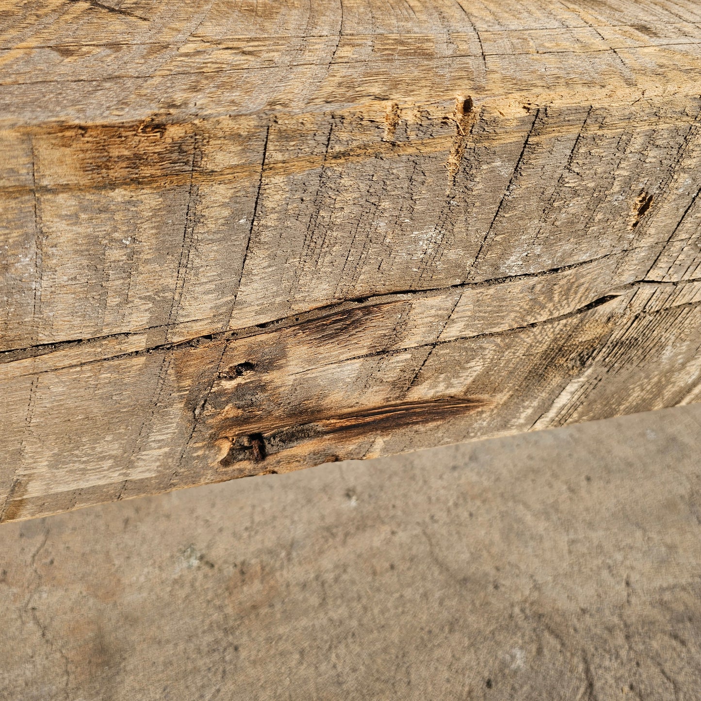 Antique Barn Beam Bench