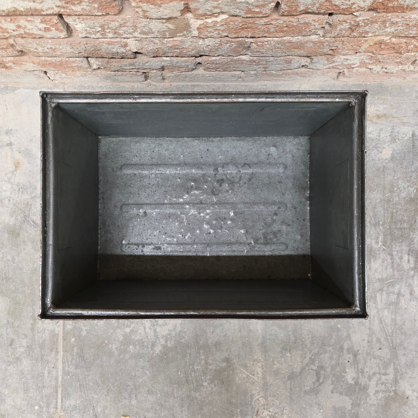 Industrial Schafer Kasten Iron Crate