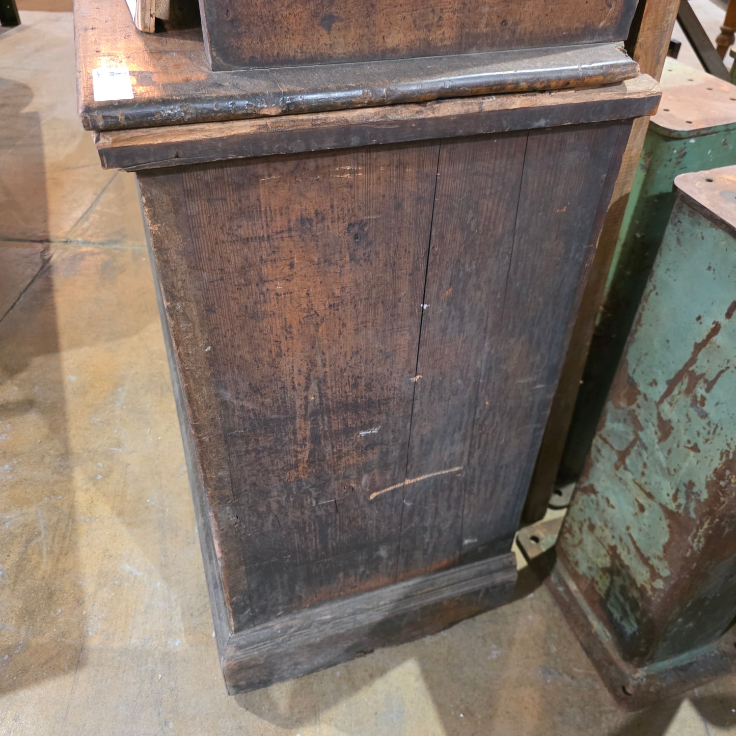 19th C. 2-Piece Haberdashery Cabinet