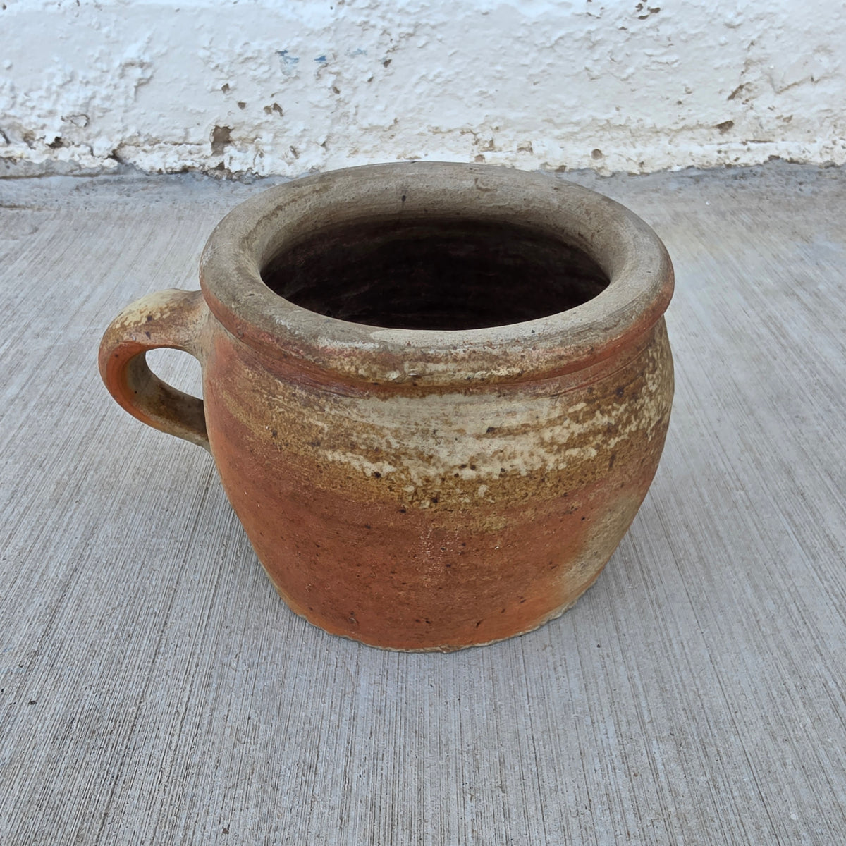 Antique French Stoneware Pot (S)