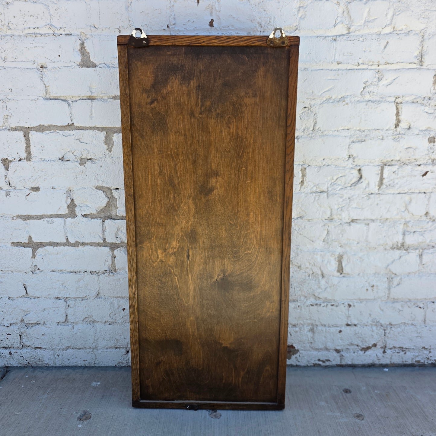 Antique Oak Time Card Rack