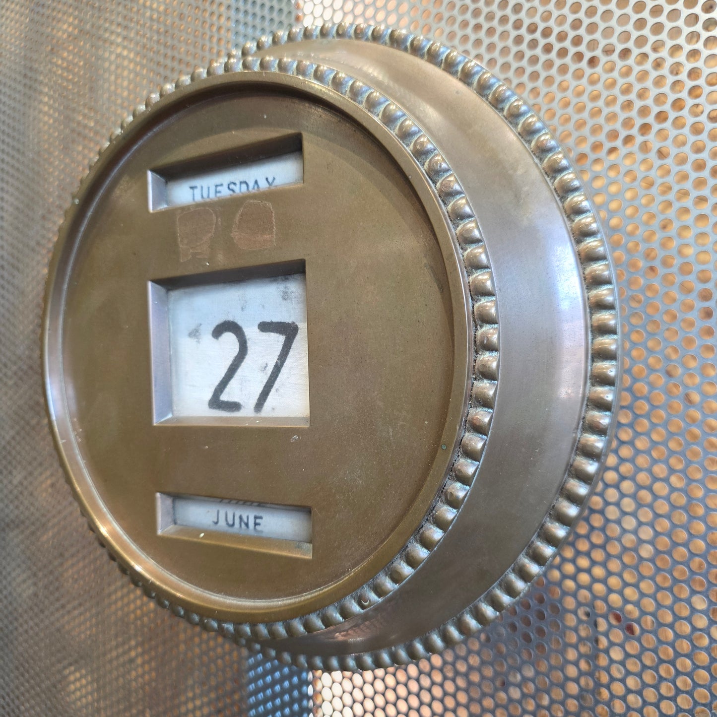 Early Copper Wall Calendar (Decor)