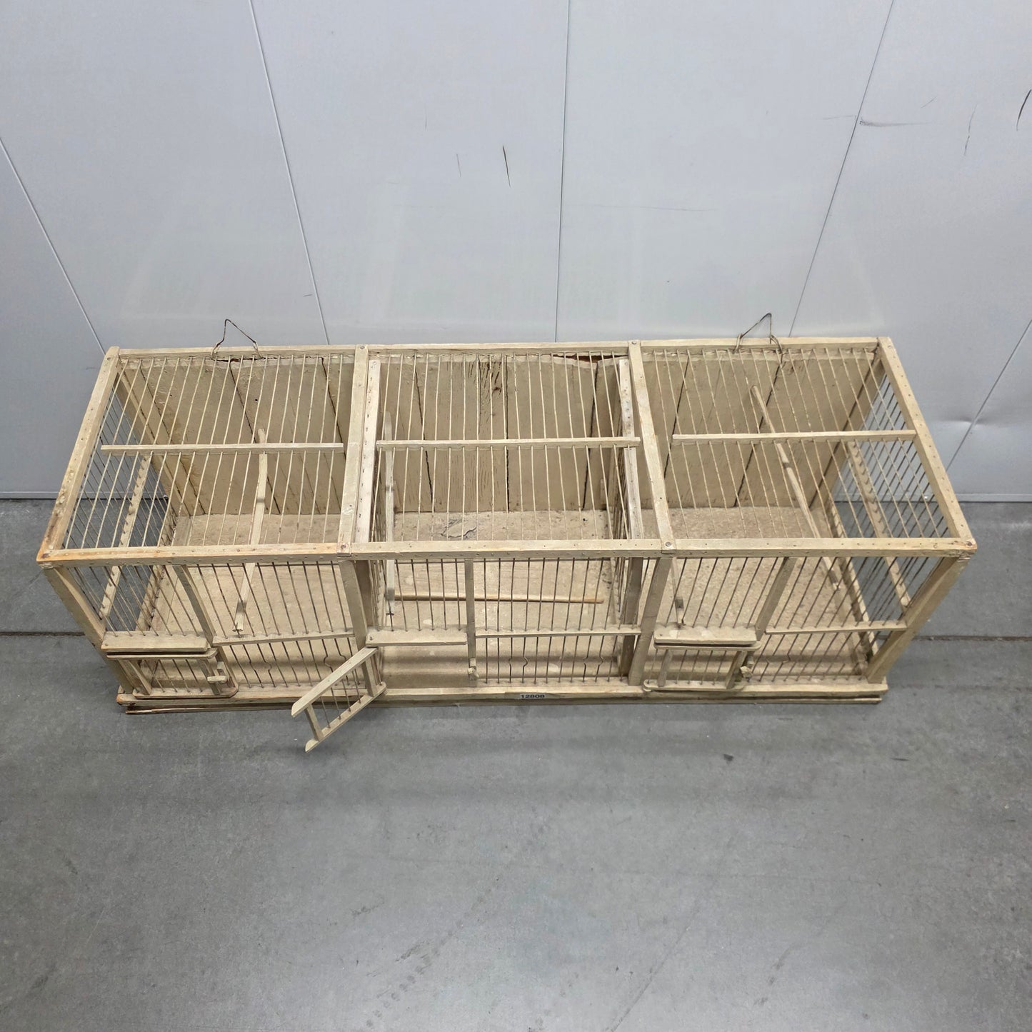 French Antique White Birdcage