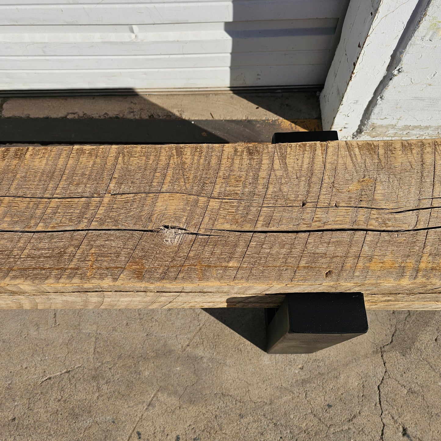 Antique Barn Beam Bench