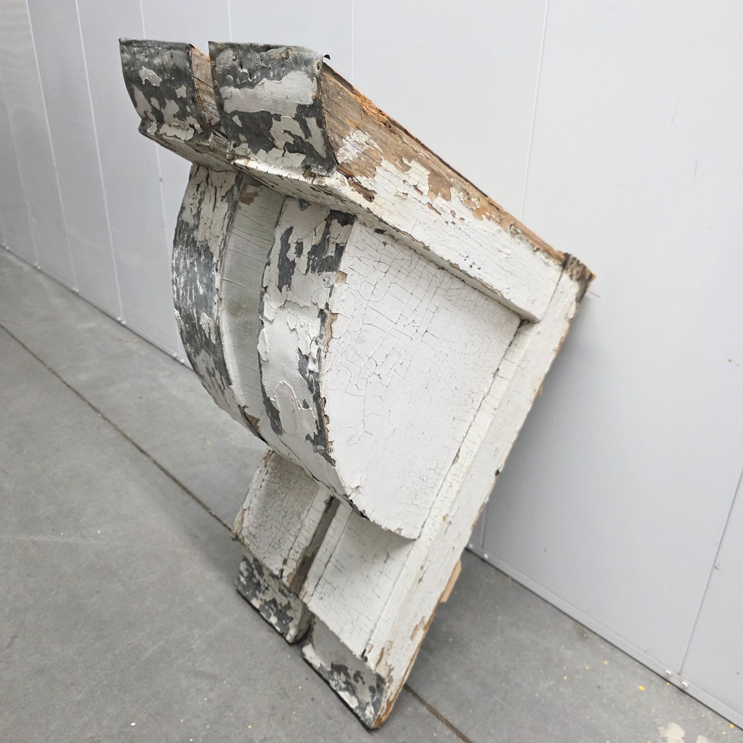 Pair of Chippy White Corbels