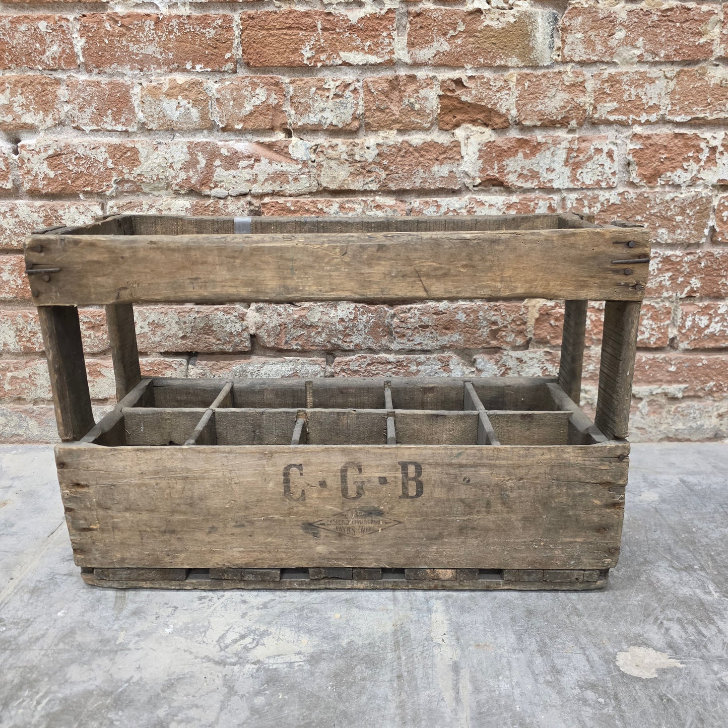 Antique Champagne Bottle Crate (Misc Companies)