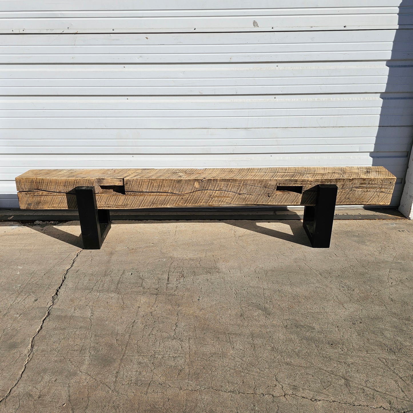 Antique Barn Beam Bench