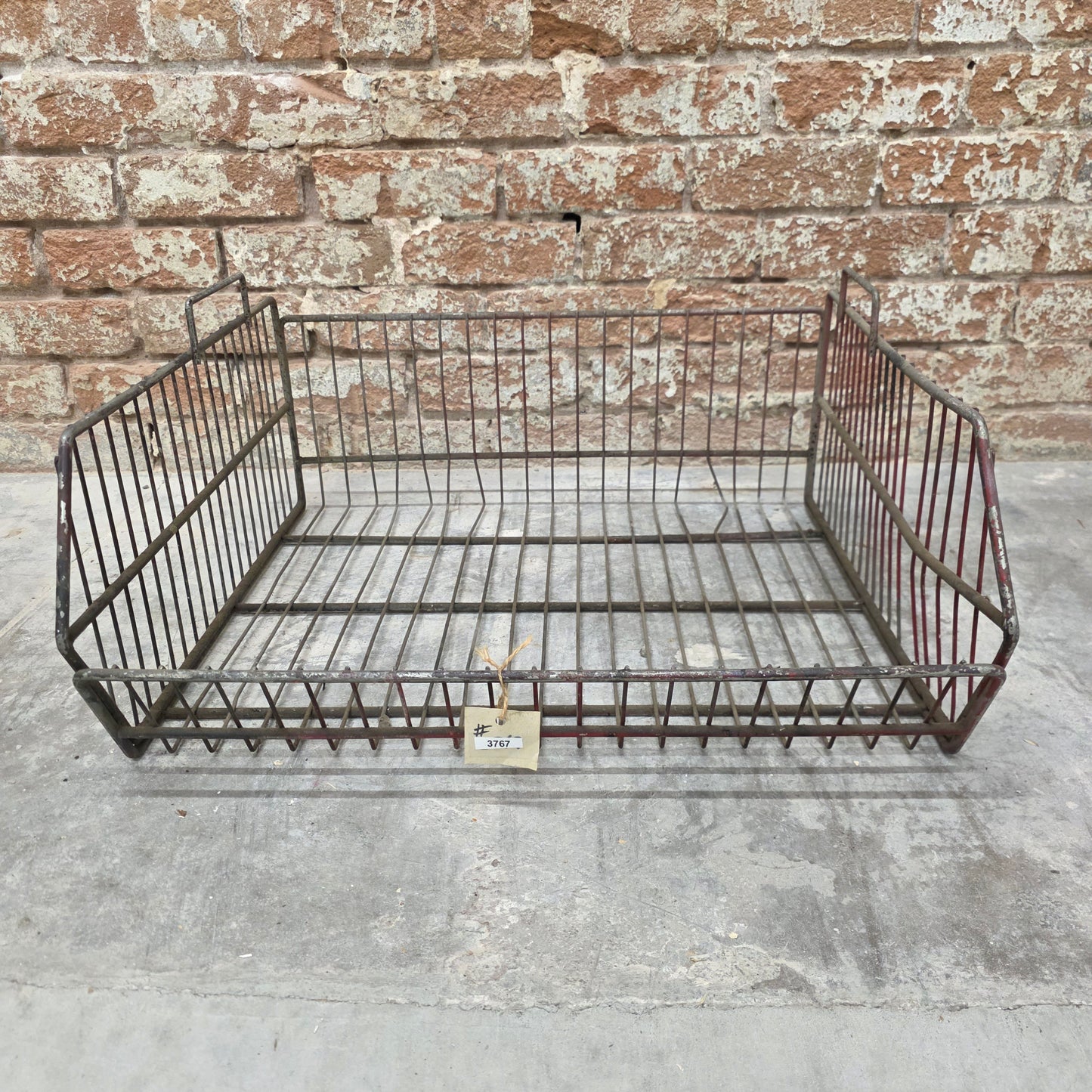 Stackable Storage Basket with Angled Open Front