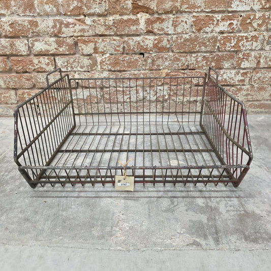 Stackable Storage Basket with Angled Open Front