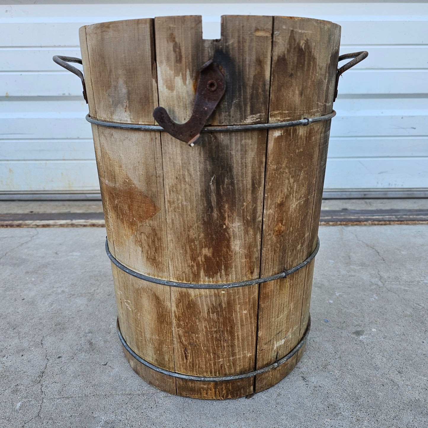 Wooden Ice Cream Bucket