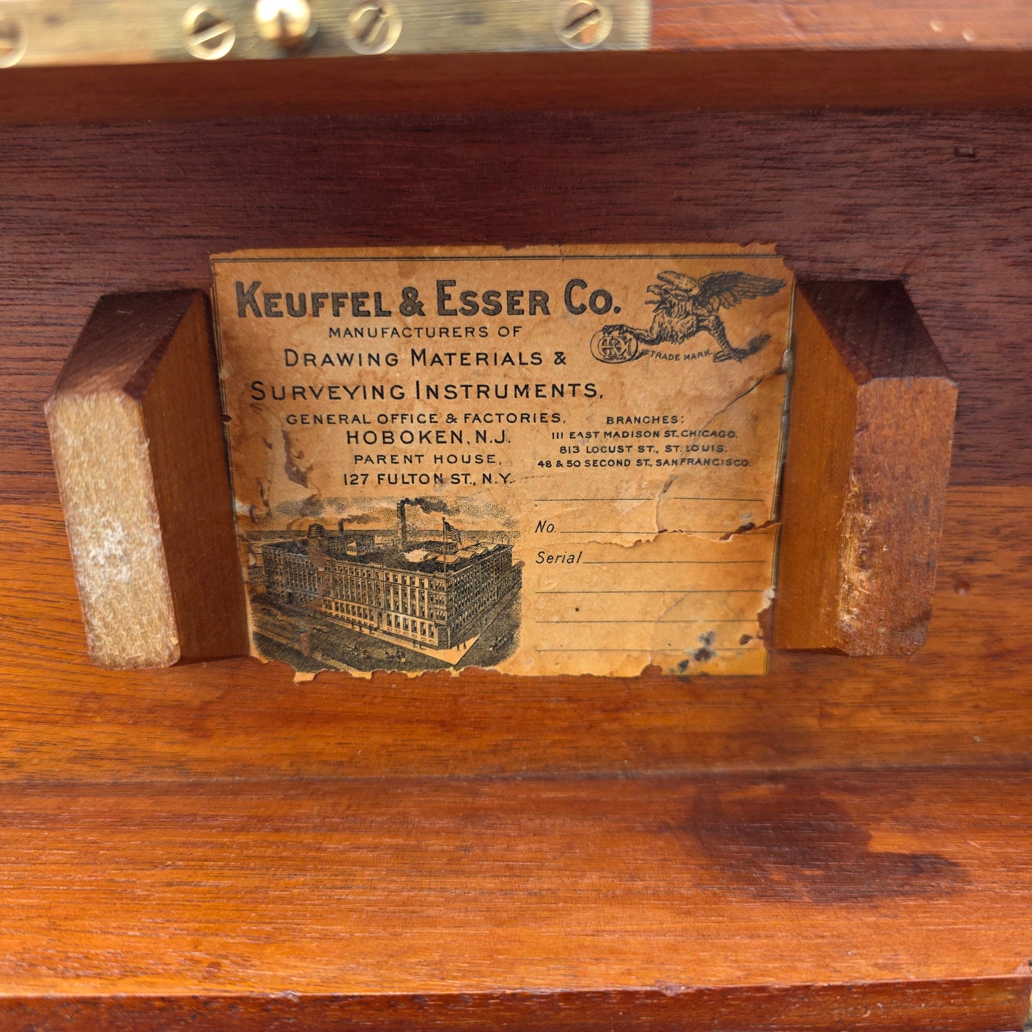 Vintage Keuffel and Esser Transit Surveyor's Level in Original Case with Tripod (Architectural)