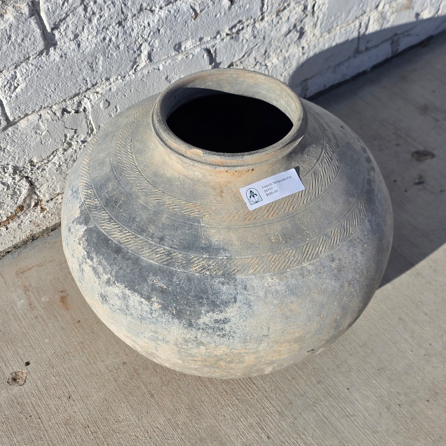 Antique French Terracotta Pot