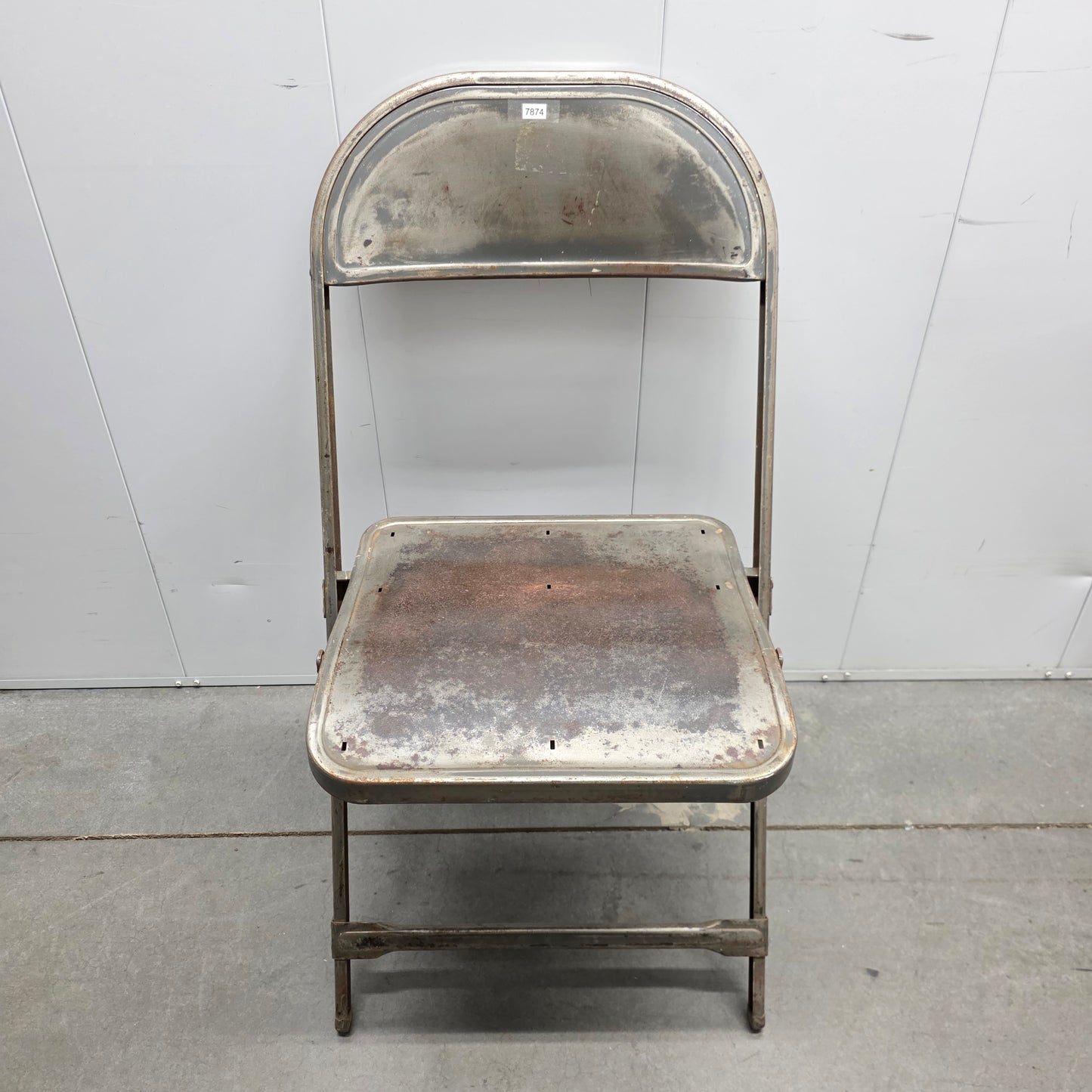 Vintage Folding Metal Chair