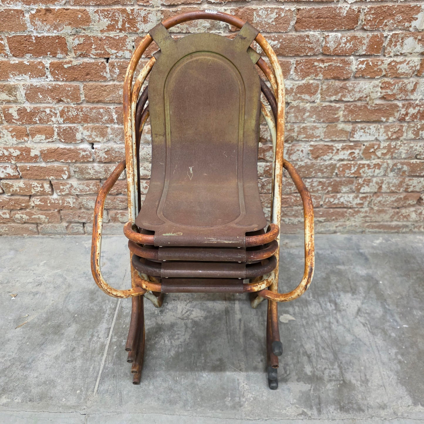 Set of 4 "Stak-a-Bye" English Garden Chairs