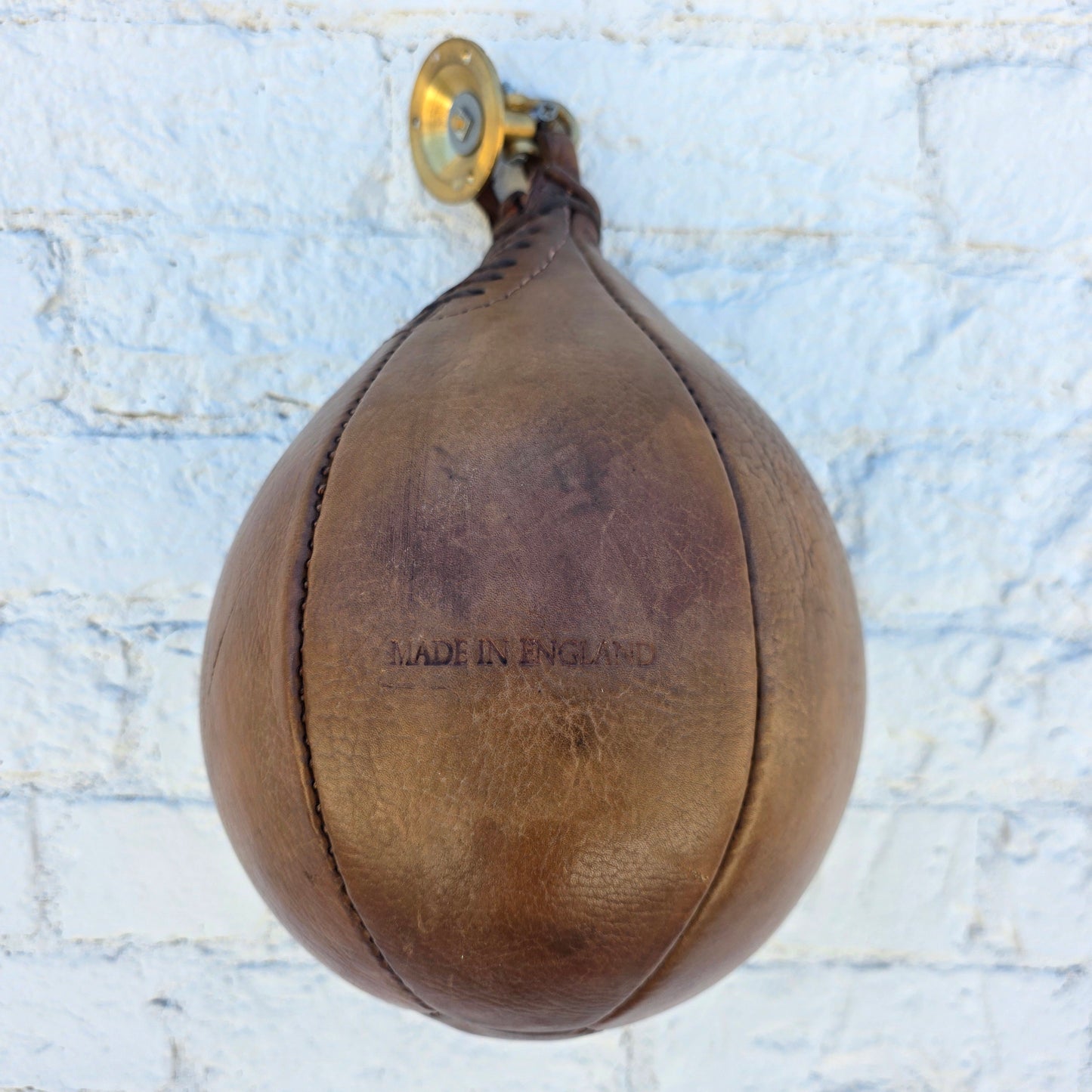 Antique Leather English Boxing Speed Bag