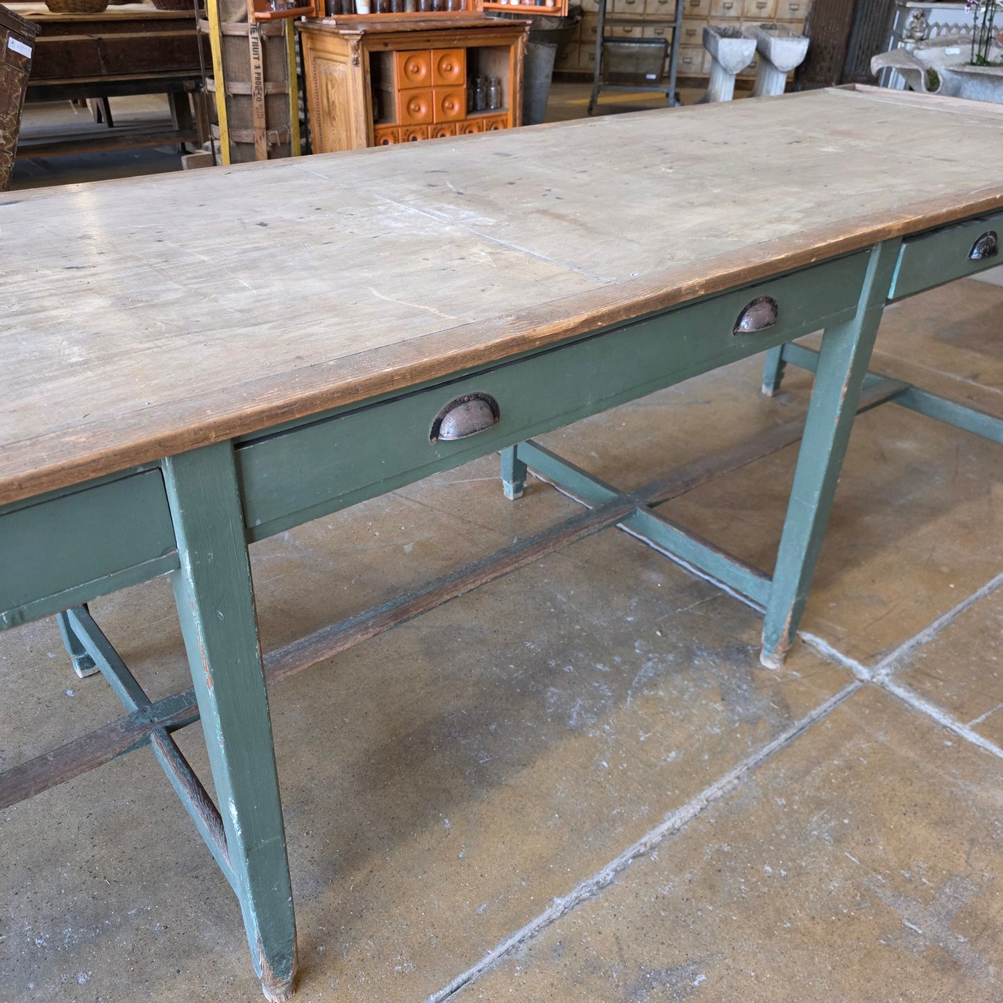 French Pine Work Table