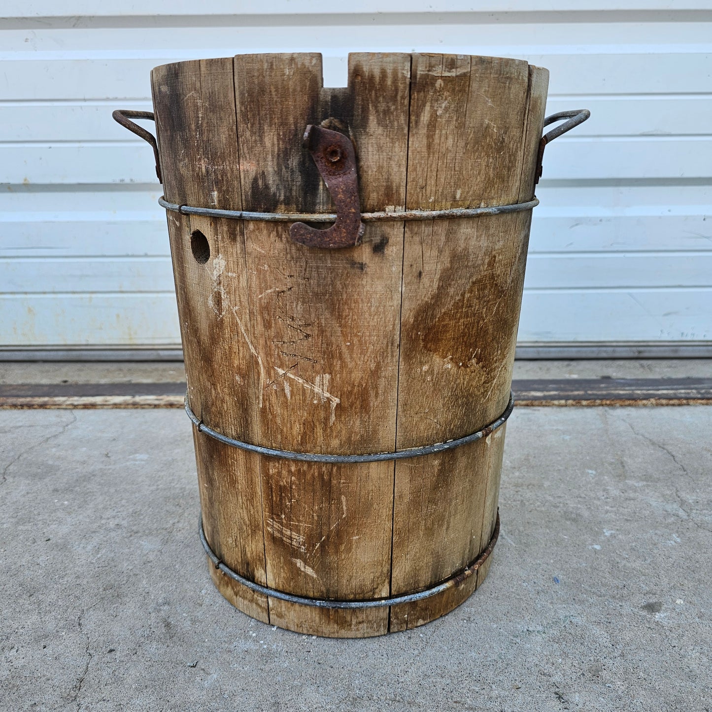 Wooden Ice Cream Bucket