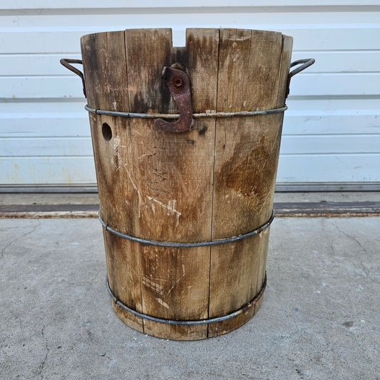 Wooden Ice Cream Bucket