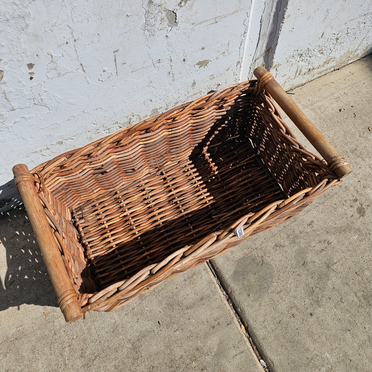 French Wicker Gathering Basket