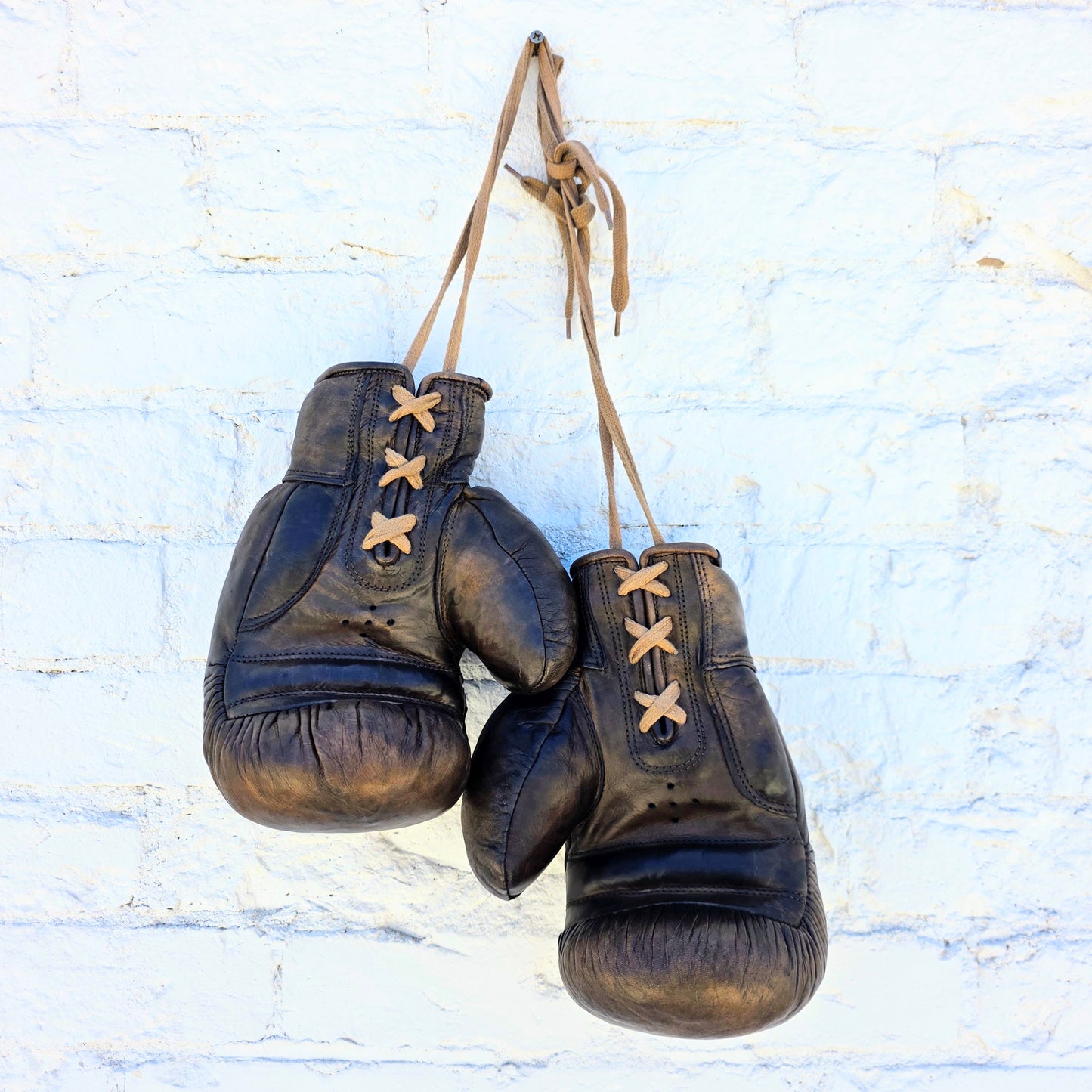 Antique Leather Boxing Gloves