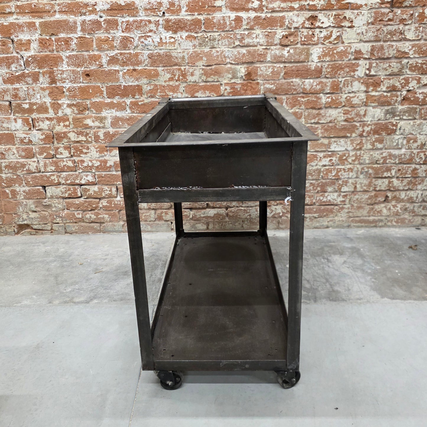 Industrial Rolling Bar Trolley / Garden Trolley
