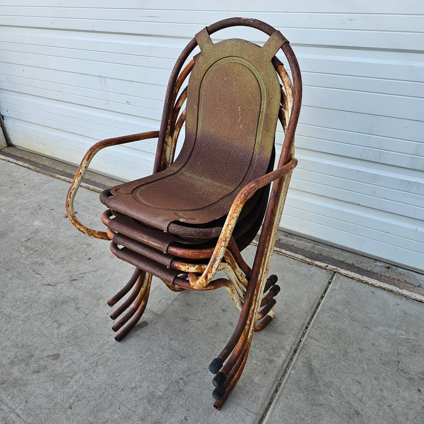 Set of 4 "Stak-a-Bye" English Garden Chair