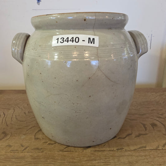 Medium Antique French Confit Pot