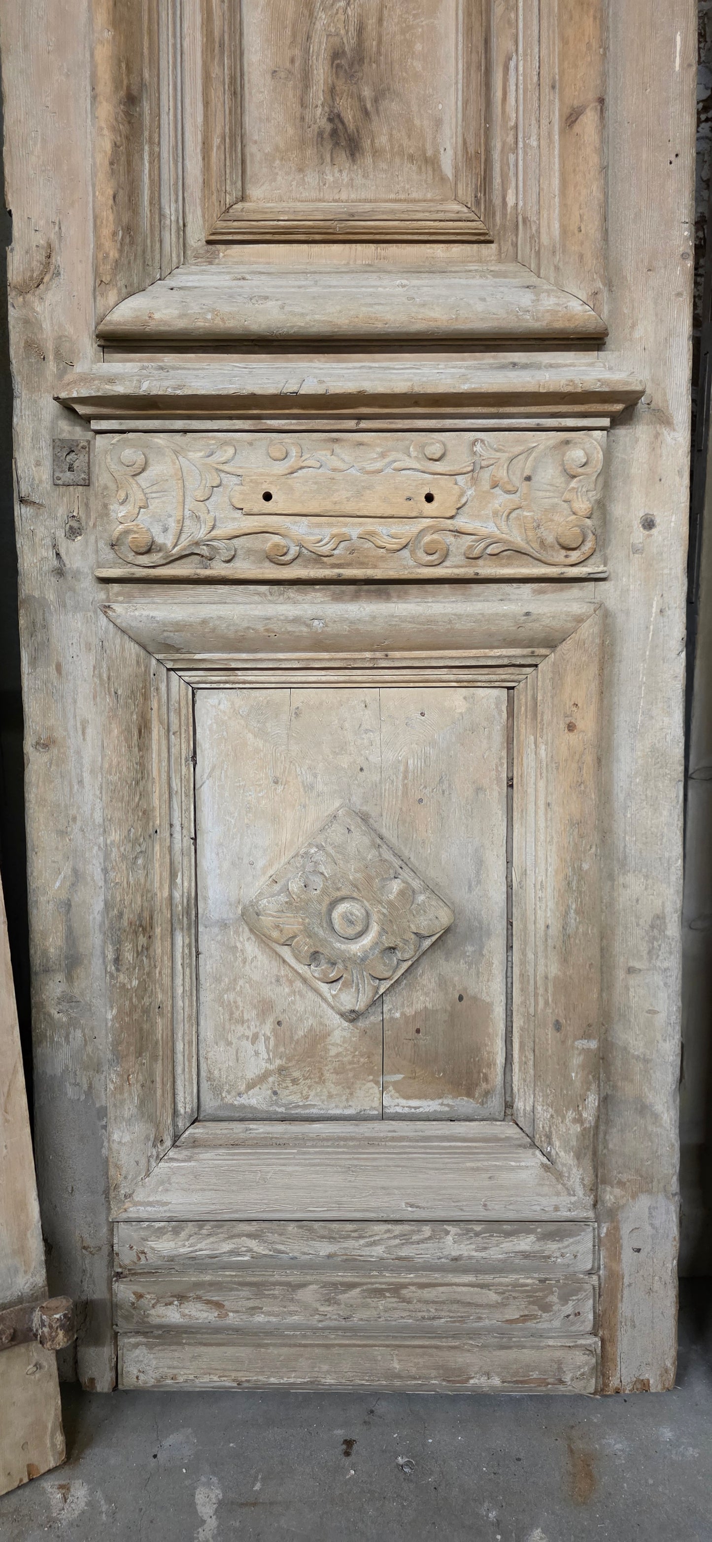 Pair of Carved Wood Panel Doors