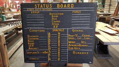 Airplane Status Chalk Board Sign