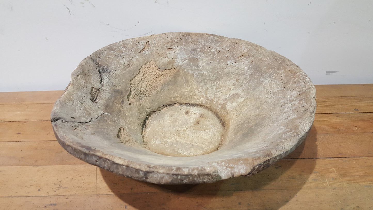 Medium Wooden Turkish Bowl (Decor)