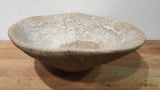 Large Wooden Turkish Dough Bowl (Decor)