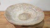 Large Wooden Turkish Dough Bowl (Decor)