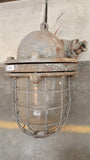 Heavy Duty Industrial Factory Caged Light (Chris - Antiquities Barn)