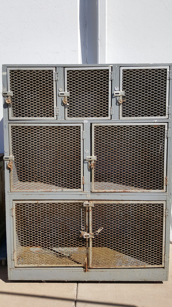 Set of 6 Mesh Lockers