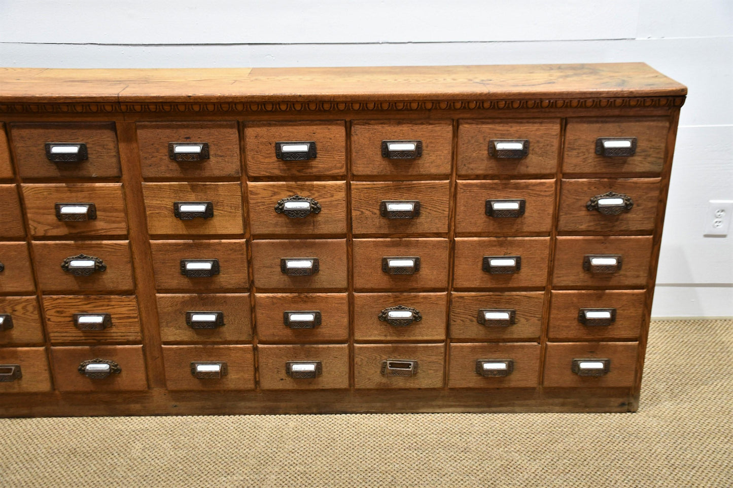 50 Drawer General Store Antique Apothecary Cabinet / Island