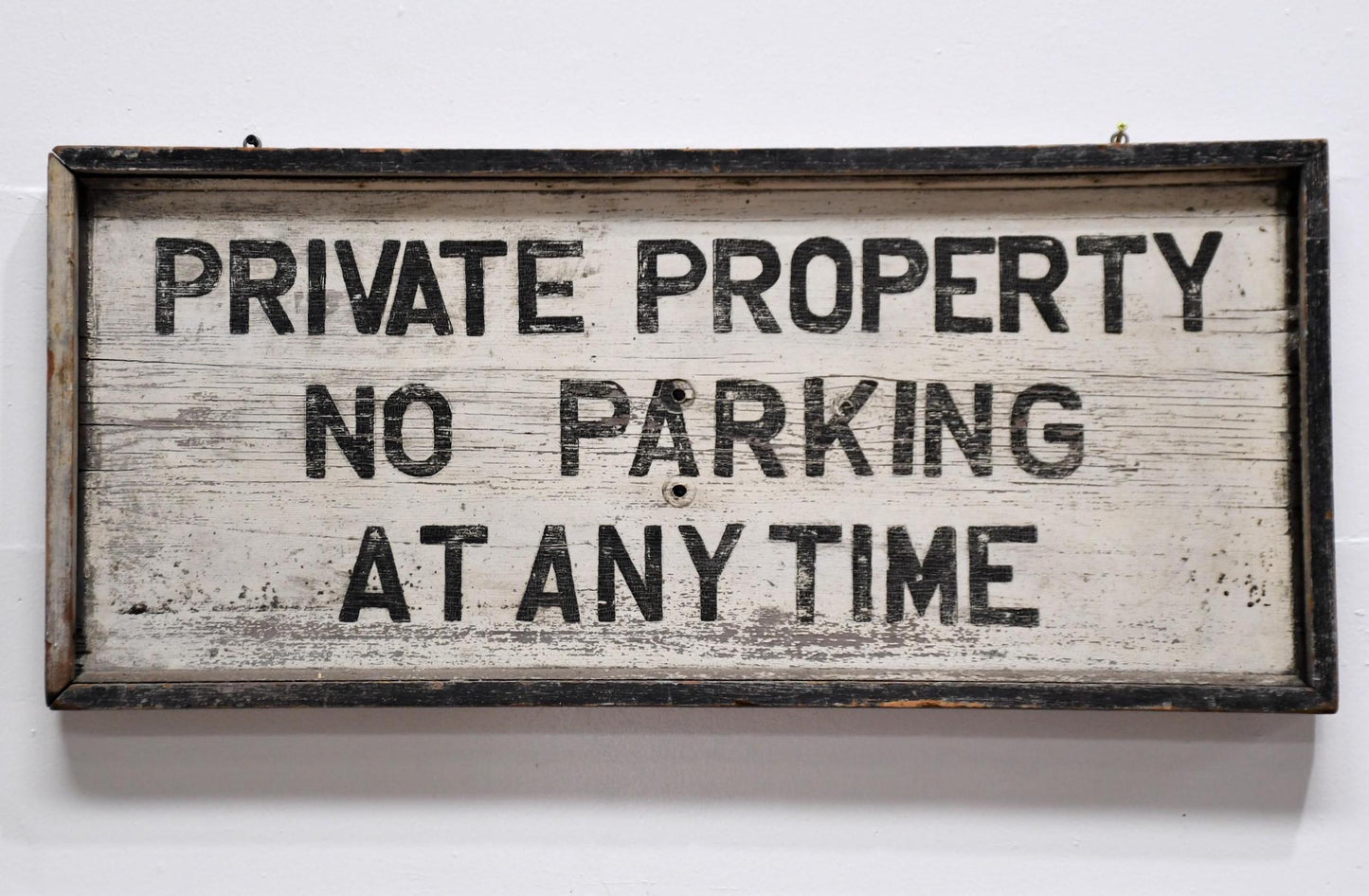 Wooden Private Property Sign