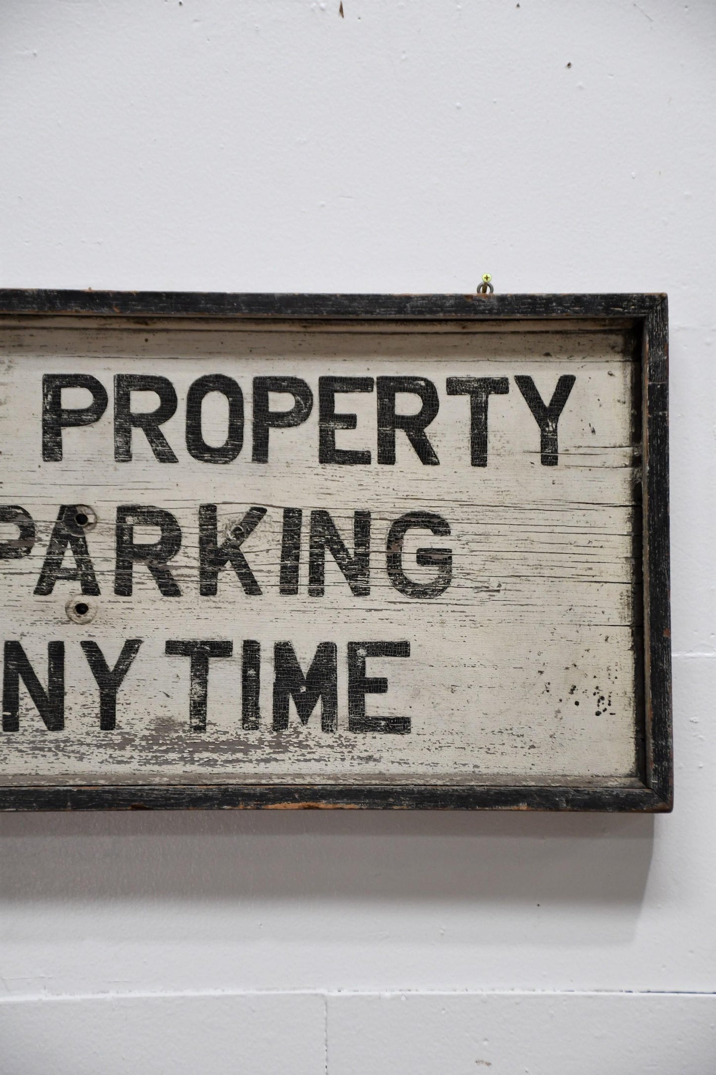 Wooden Private Property Sign