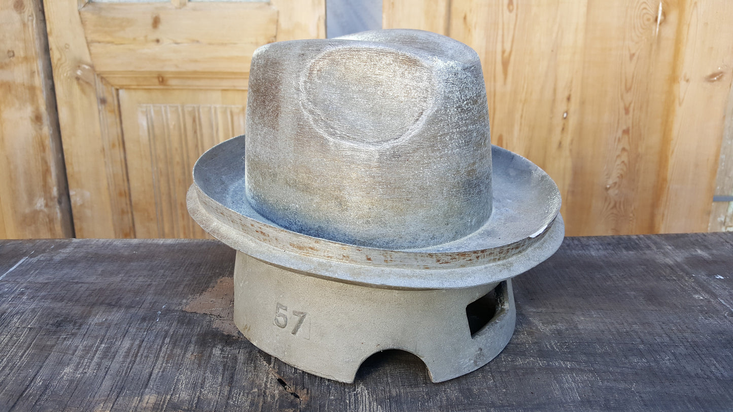 Metal Fedora Hat Mold