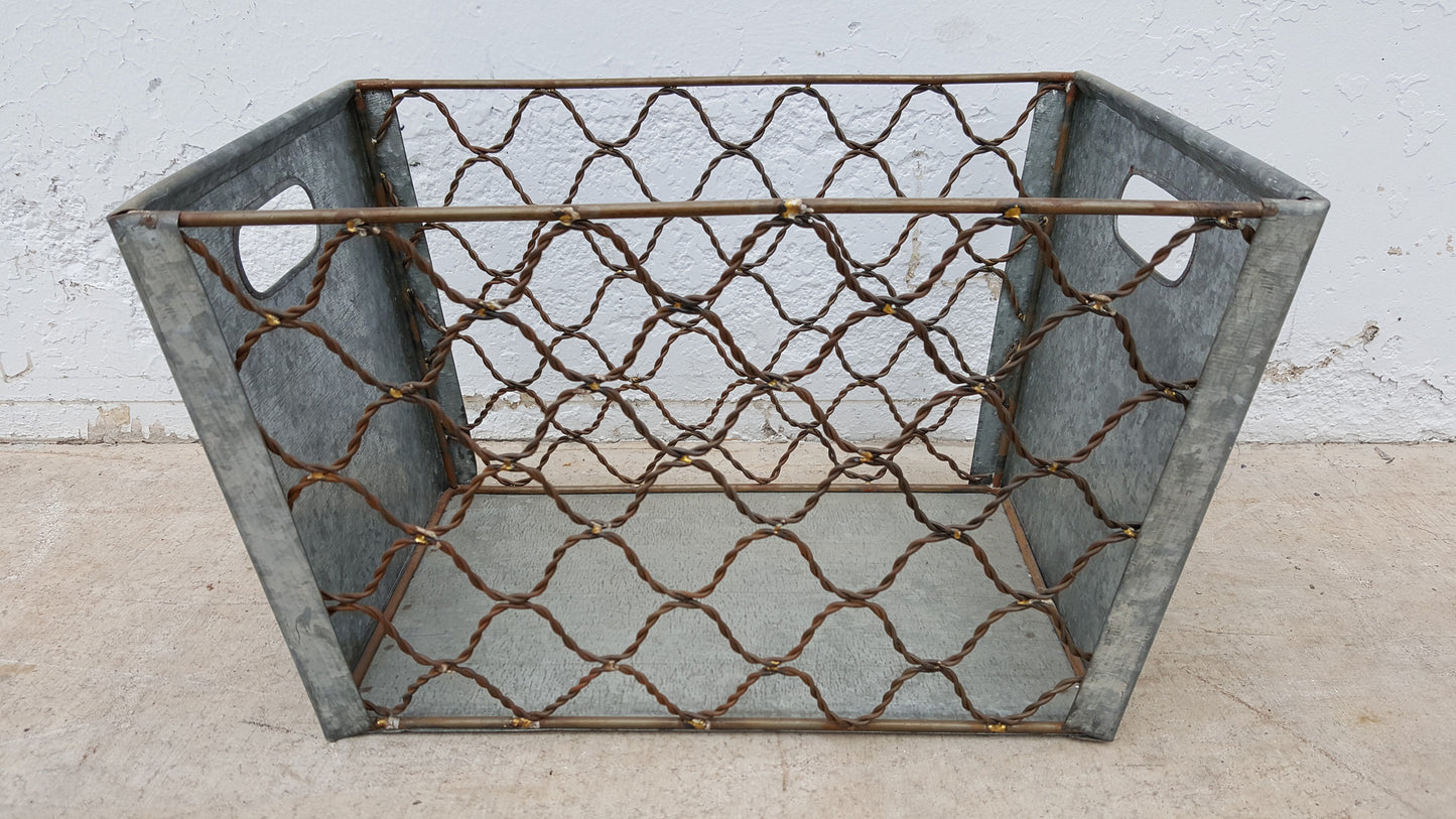 Zinc Wire Locker Baskets