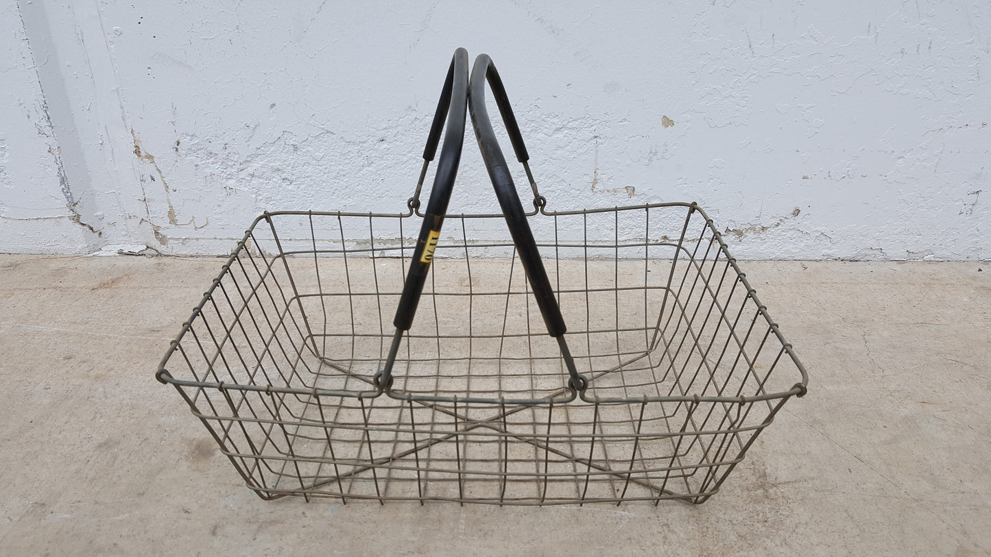 Vintage Wire Shopping Basket