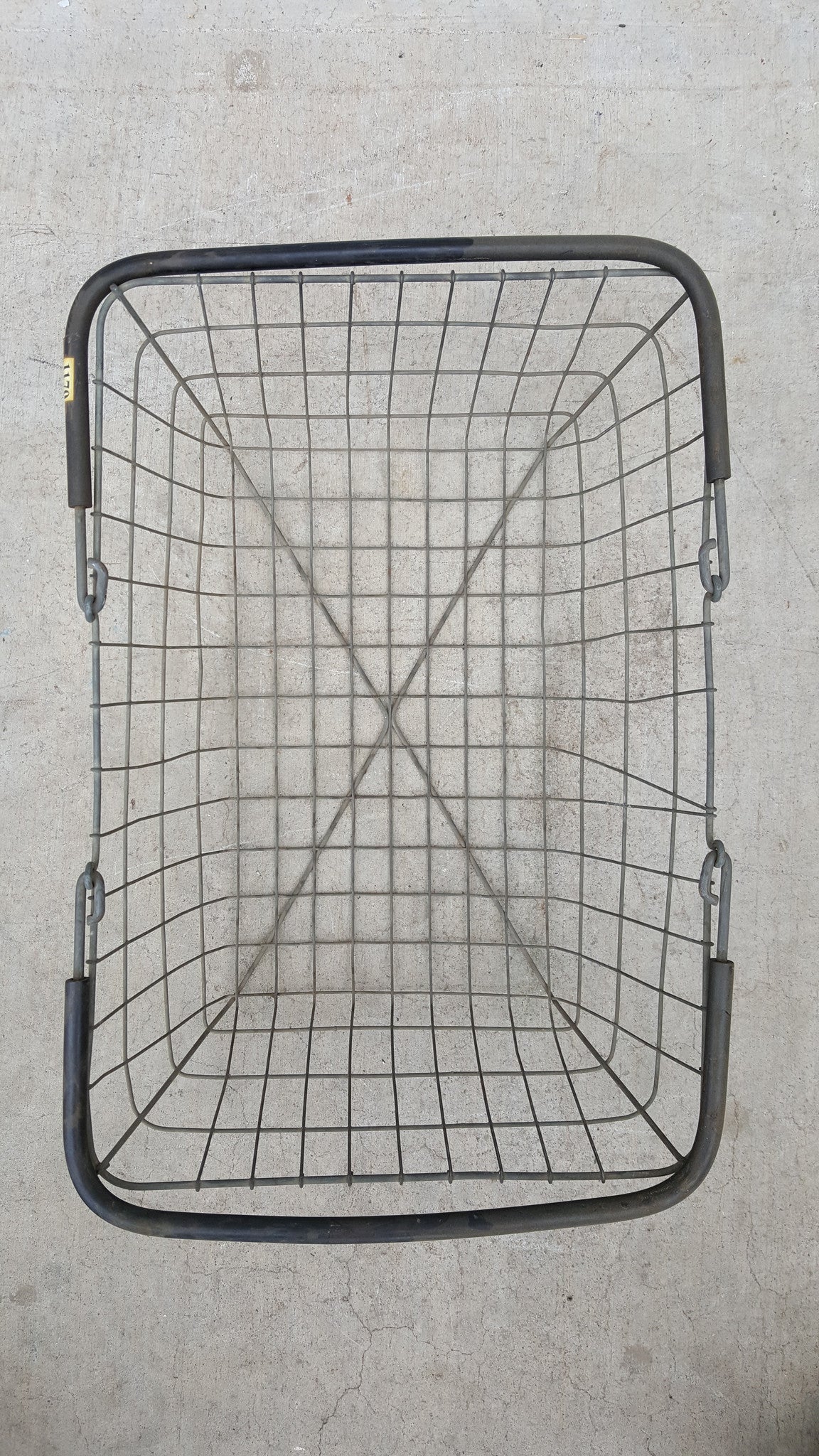 Vintage Wire Shopping Basket Antiquities Warehouse