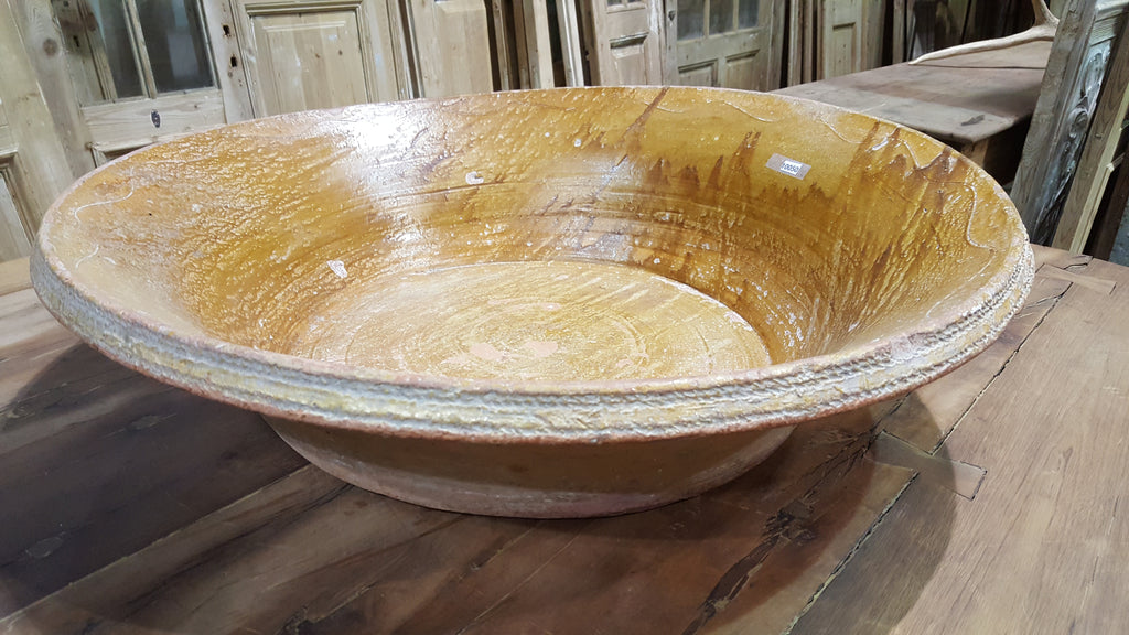 Large Glazed Ceramic Bowl Antiquities Warehouse