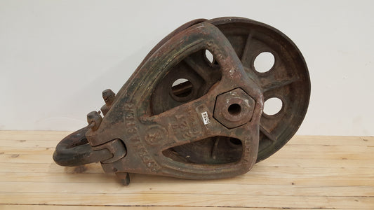 Large Iron "Ropemaster" Pulley