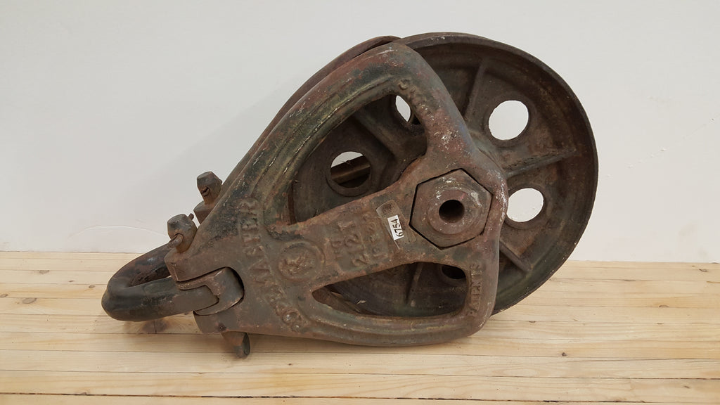 Large Iron "Ropemaster" Pulley