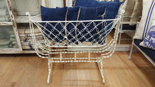 French Metal Bassinet / Baby Bed