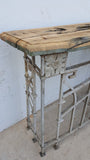 Architectural Balcony Rail Console Table