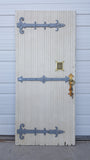6 Panel Single White Wood Castle Door
