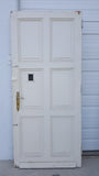 6 Panel Single White Wood Castle Door