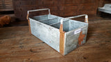 Zinc Handled Tray with Dividers